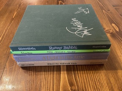 Lot Of Four (4) Shel Silverstein Poetry Books Hardcover