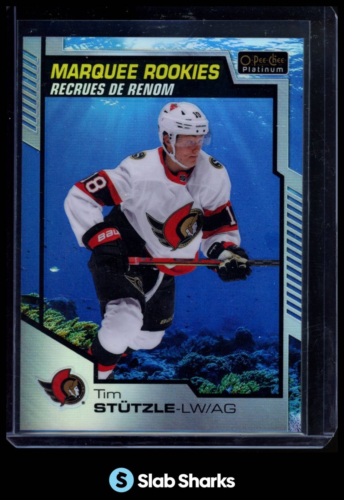 2020 O-PEE-CHEE PLATINUM #199 TIM STUTZLE AQUAMARINE RC ROOKIE /499