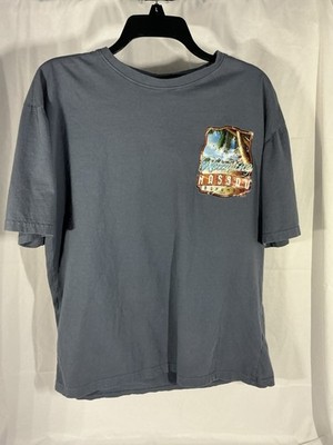Vintage Short Sleeve Relaxing Nassau Bahamas 1973 Graphic T-Shirt Blue Xl