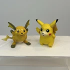 Pikachu + Raichu Pokémon Vintage TOMY Figure 1990s Nintendo C.G.T.S.J. #94