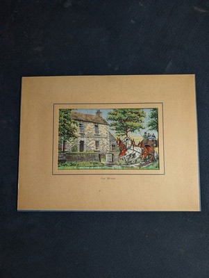 B.W.A Macclesfield Woven Silk Picture ''Gap House''
