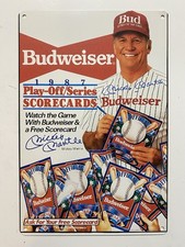 Budweiser Beer New York Yankees - Mickey Mantle  Metal Sign - Bud Light