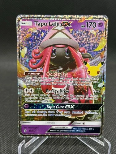 Tapu Lele GX 60/145 Holo Celebrations Classic Collection Pokemon Card