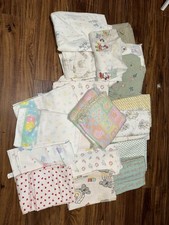 Vintage baby blankets and sheets
