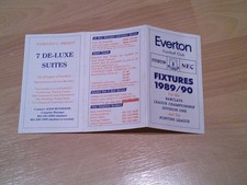 everton fc fixture list 1989/90 season
