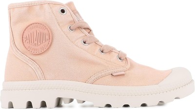 Palladium Women's Pampa Hi Boot, Vegan Canvas Lace Up Boot 