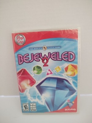 Bejeweled 2 - Pop Cap Game For PC (CD-ROM, 2004) Brand New/SEALED Puzzle Game