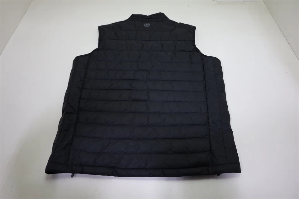 Chaleco de golf Peter Millar para todos los campos para hombre talla mediana negro 1023C nuevo 01287244 Foto 3 de 4