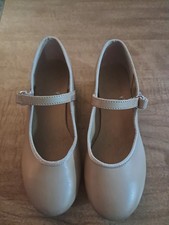 ABT American Ballet Theater Spotlights Beige Tap Dance Shoes Childrens Girl's 12