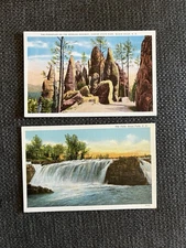South Dakota POSTCARD LOT Old Post Card Views USA Roadside America MIX