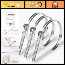 25 Pcs Adjustable Stainless Steel Hose Clamps 0.5x40 Quick Release For Plumbing 25 Pcs Adjustable Stainless Steel Hose Clamps 0.5x40 Quick Release For Plumbing