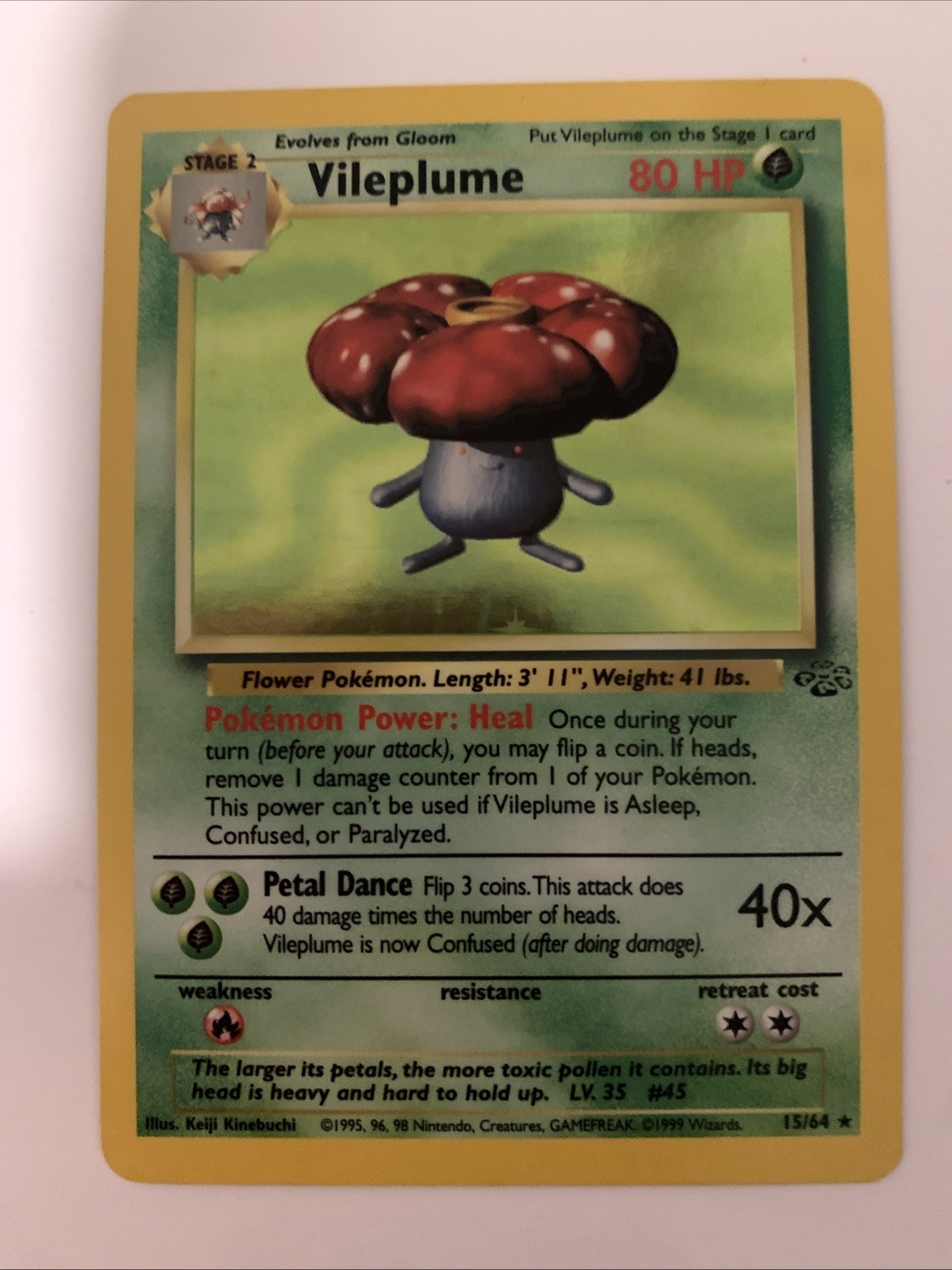 Vileplume 15/64 Jungle Holo