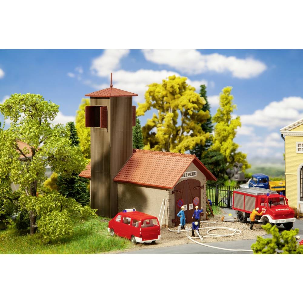 Faller 131383 accessoire bâtiment H0 porte de secours rouge