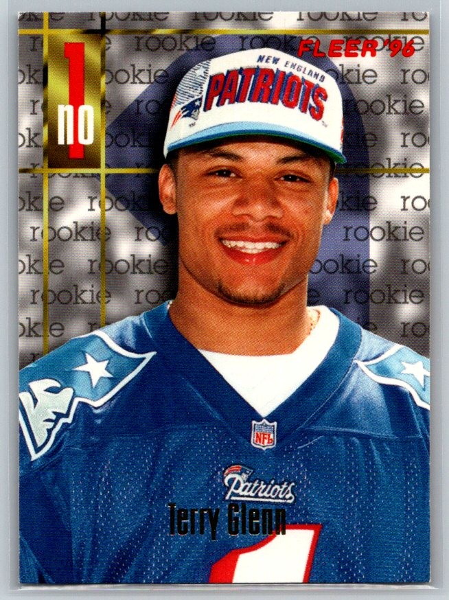 Terry Glenn 1996 Fleer Rookie #156 New England Patriots