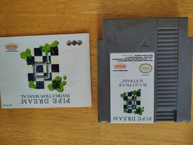 Nintendo NES Pipe Dream With Manual And Sleeve 