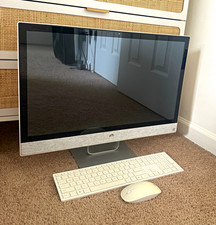 HP All-in-One Desktop PC White/Silver with HP Wireless Keyboard  Mouse