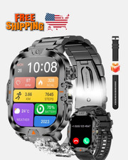 Reloj Inteligente Militar Deportivo Con Llamadas Bluetooth Watch Para Hombres
