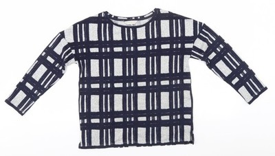 Muskatblauer Damenpullover UK-Größe 8