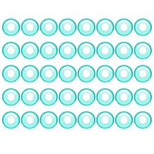 Plastic Book Binding Discs 40Pcs 28mm Circle Discbound Expansion, Light Green