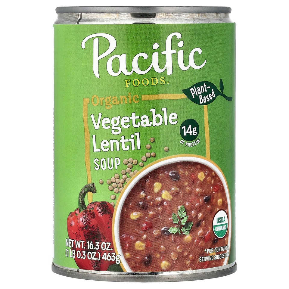 Organic Vegetable Lentil Soup, 16.3 oz (463 g)