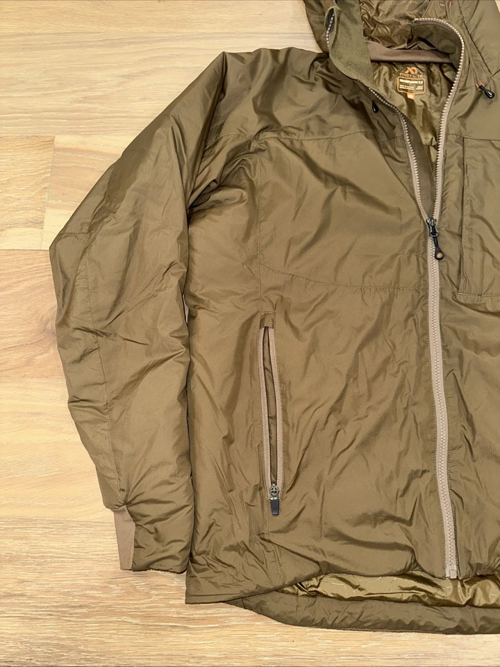Chaqueta First Lite Uncompahgre 2.0 Para Hombre Mediana Hinchada Marrón Excelente Estado Foto 2 de 4