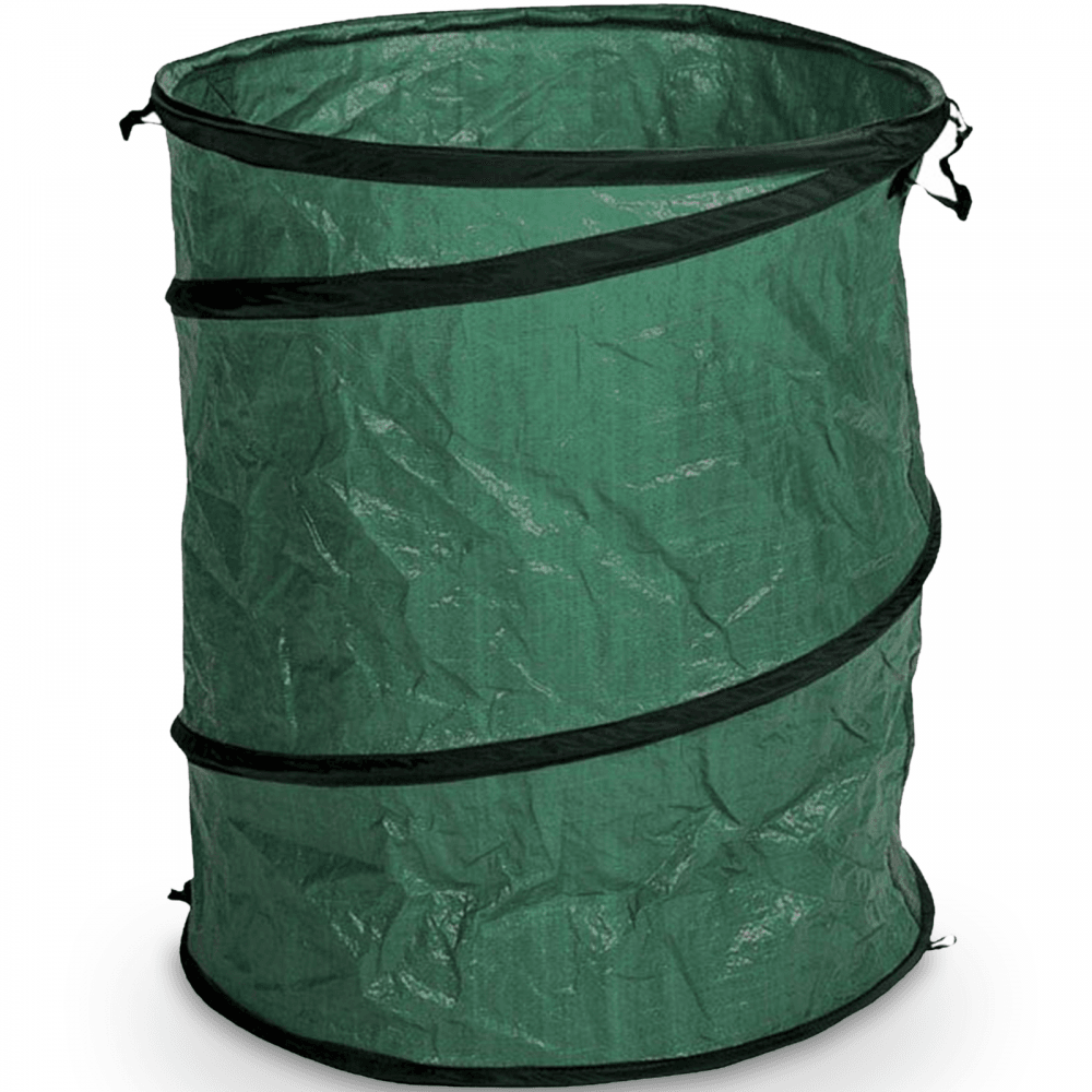 73L Garden Waste Bin Pop Up  Collapsible Leaf Grass Refuse Sack Bag with Handles
