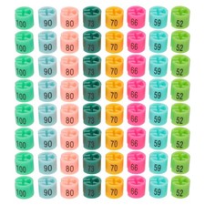 160 PCS Sizing Rings for Clothing Racks Plastic Hanger Size Markers Labels