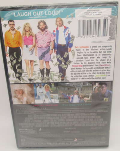 Masterminds (DVD, 2016) Z. Galifianakis, O. Wilson NEW, ships next business day! - Picture 2 of 4
