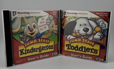 JumpStart Educational Games Lot   Toddlers & Kindergarten CD-ROM Win/Mac 1998