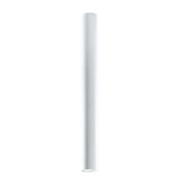 Plafonnier blanc GU10 Lagos 60 ambiance cosy pour chambre et couloir épuré