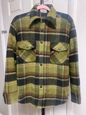 Vintage RARE Mcgregor wool button up plaid sh...