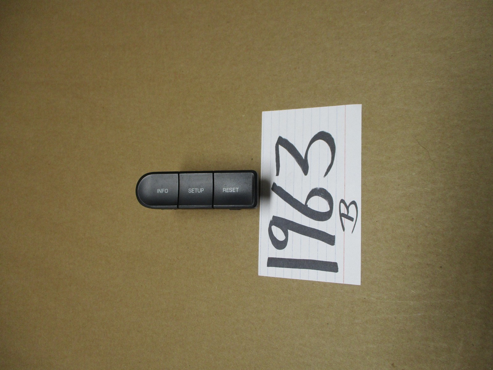 08 09 10 11 Ford Focus Information Setup Reset Switch Control Power #1963-B