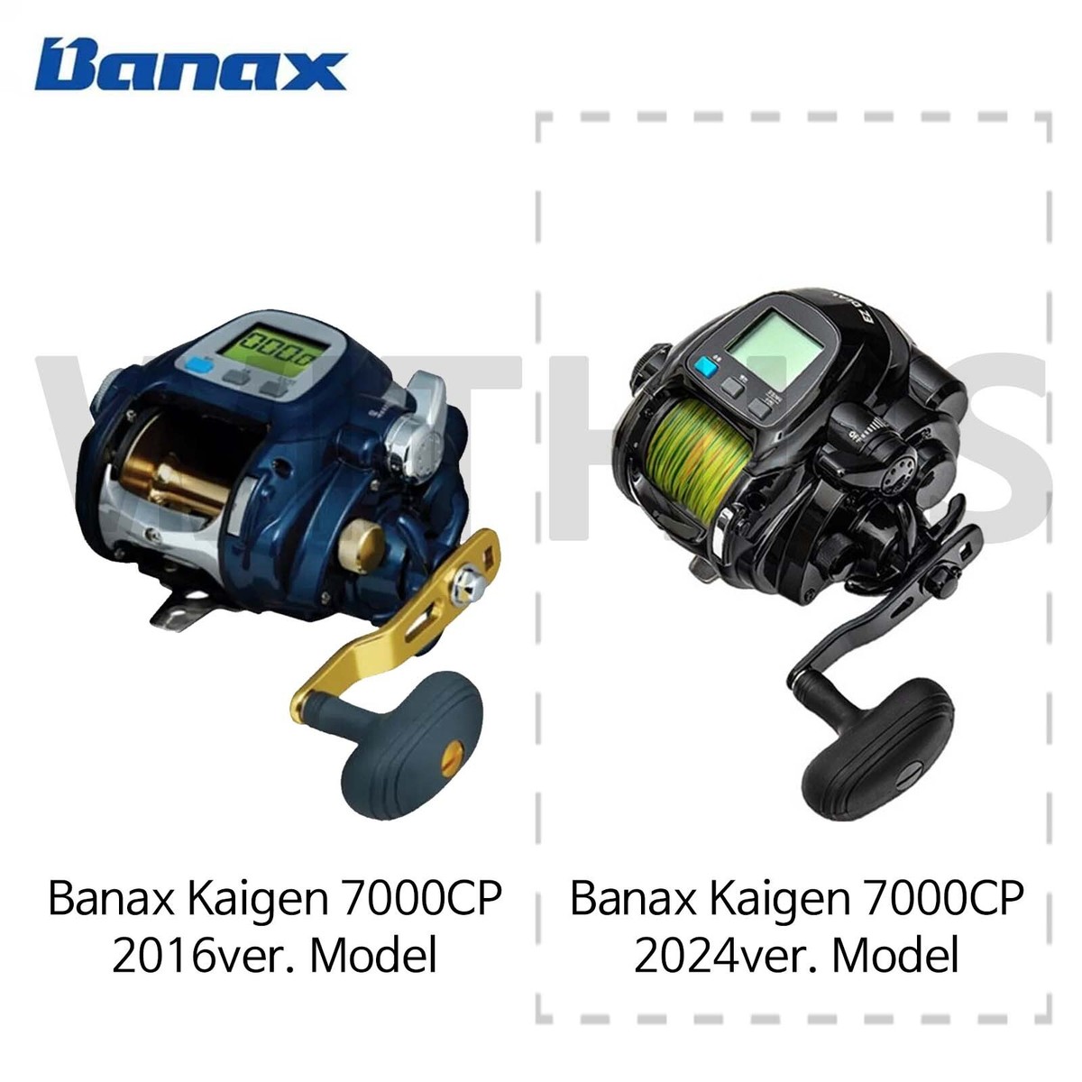 Banax Kaigen 7000CP Electric Reel Big Game Jigging Fishing Dial