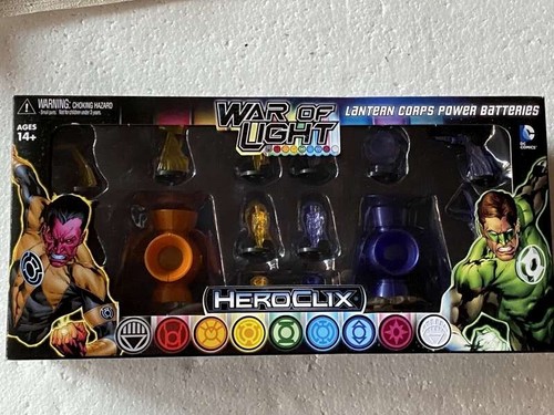 Heroclix DC War of Light #Green Lantern Corps Power Batteries orange and indigo