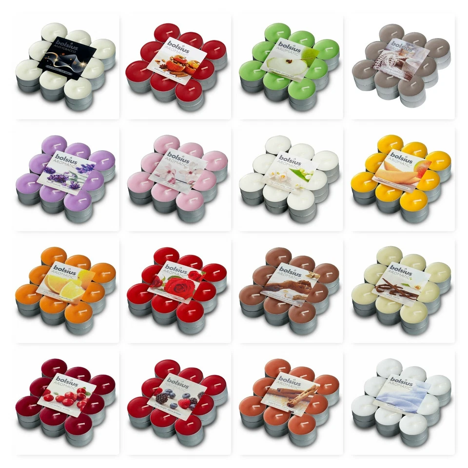 18 Duft -Teelichter  von Bolsius Kerzen Duftteelichter   -wähle deinen Duft - Bild 2 von 4