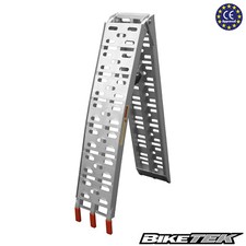 BikeTek Motorrad Auffahrrampe leichtes Aluminium Motocross Bike Motorrad