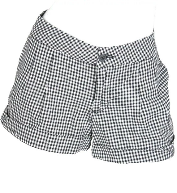 Xhilaration Check Shorts for Women