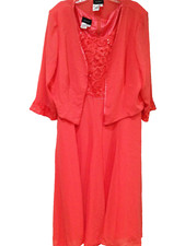 Mother of Bride Groom Wedding Church Women's Dinner jacket dress plus 18W 1X 180