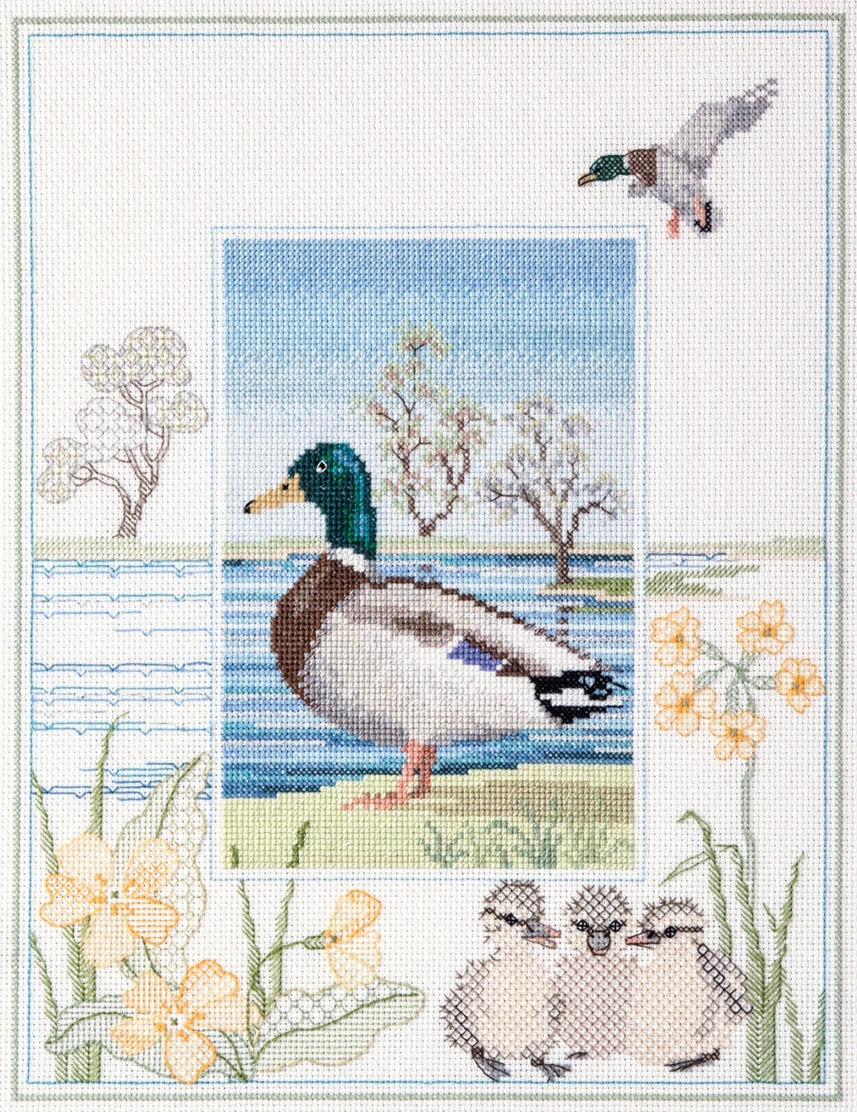Bothy Threads Derwentwater Designs Wildlife - Mallard Counted Cross Stitch Kit