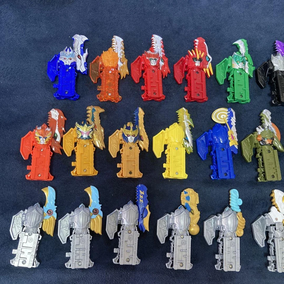 Power Rangers Dino Fury Ryusoulger Megazord soft vinyl Mopher Bundle Bulk Set - Image 4 of 4