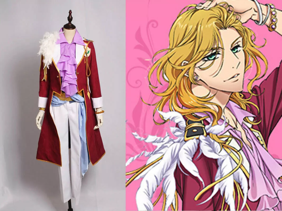 Magic-kyun Renaissance Costume Cosplay Louis Anjo Halloween Anime Party  Show