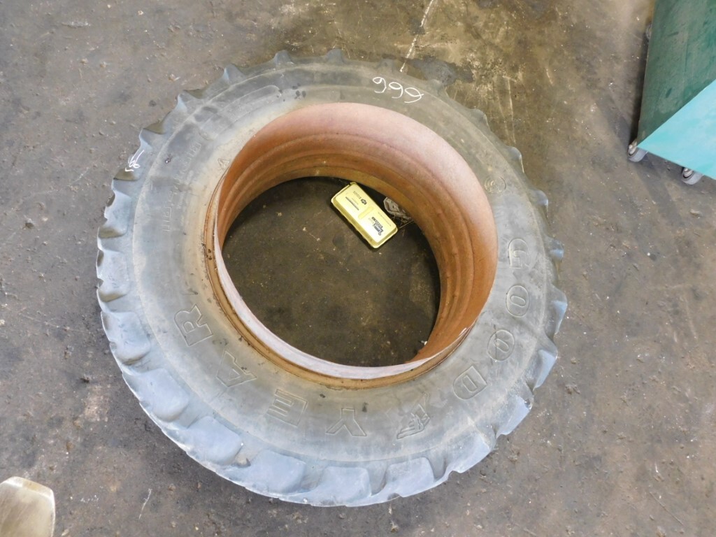 Goodyear Tractor Tire and Rim with Spacer 18.4R38 Tag 666outs eBay