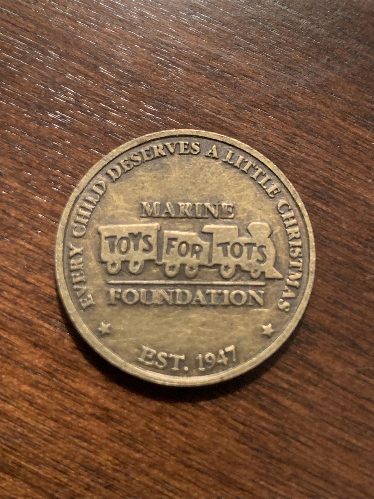 US Marine Corps USMC "Toys For Tots" Coin "Semper Fidelis" Marine