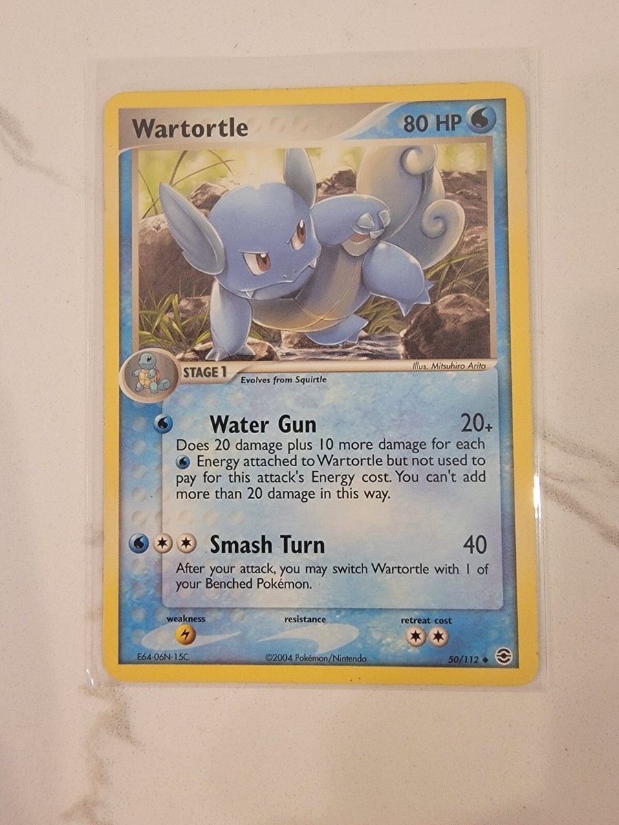 Wartortle - ex FireRed & LeafGreen 50/112 2004 NM Pokemon Card | eBay