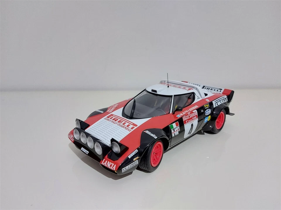 LANCIA STRATOS HF Winner Rally Sanremo 1978 - Minichamps 1/18 Limited 456 pcs - Immagine 3 di 4