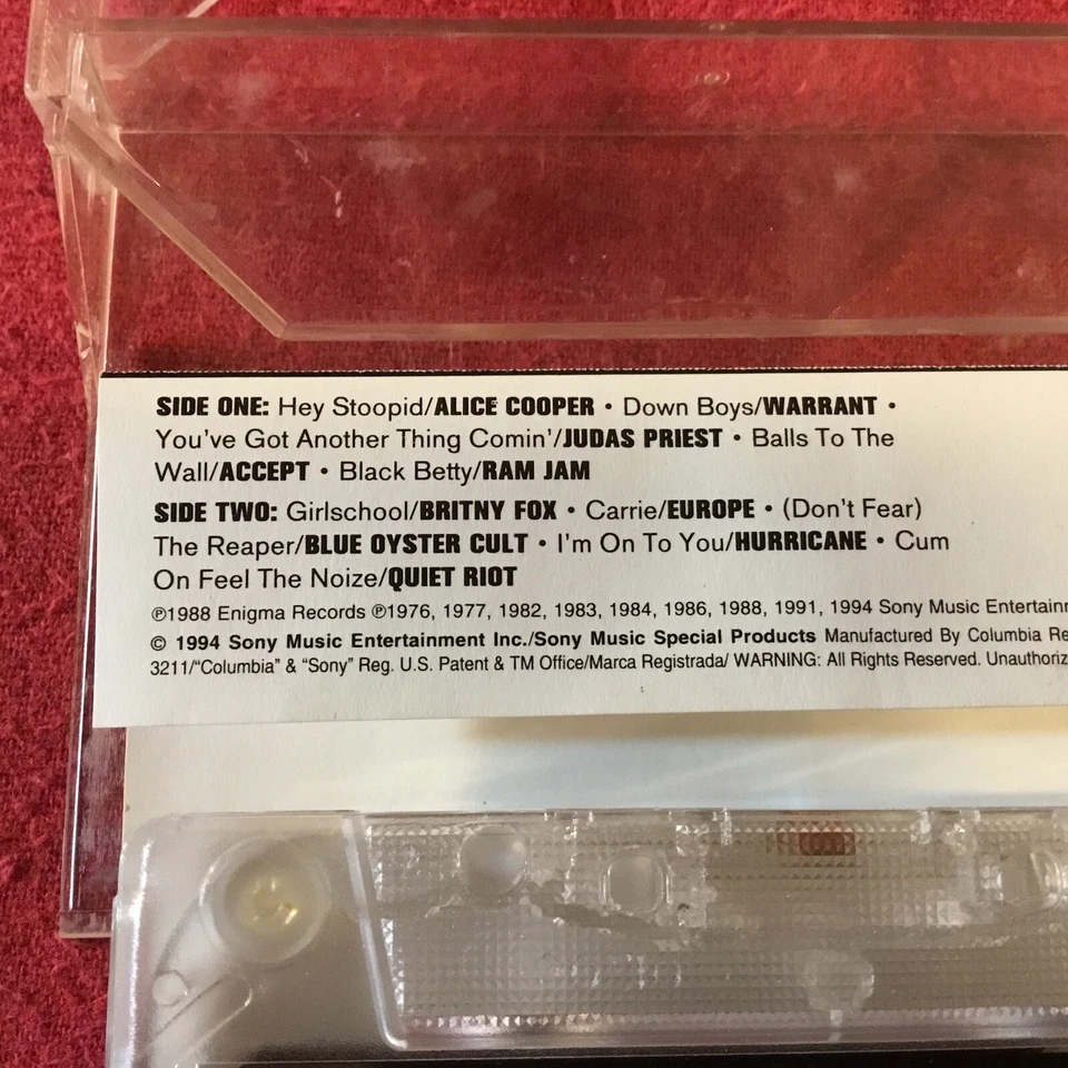 Loud And Proud Casette Tape: Judas Priest, Ozzy, Quiet Riot, Warrant, Accept - Image 4 of 4