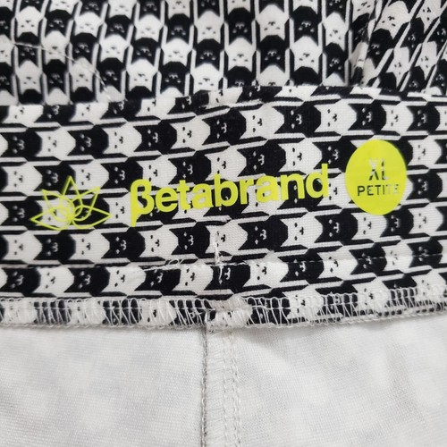 Betabrand Catstooth Print Straight Leg Dress Pant Yoga Pant Size XL Petite - Picture 7 of 8