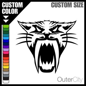 Arctic Cat Decal - Wild Cat Truck 4x4 Car Vinyl Sled ...