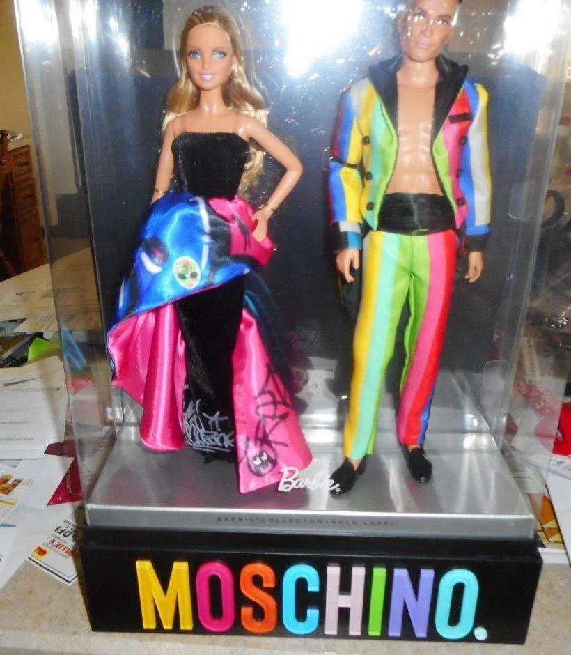 'MOSCHINO' Barbie & Ken Gift Set 2018-BFC- Exclusive NRFB