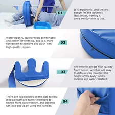 Bedridden People Turning Device, Prevent Muscle Atrophy Elderly with Removabl...